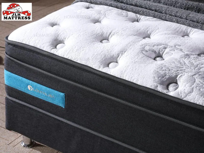 34PA-49 Home Furniture Perfect Sleep Gel Memory Foam And Latex Spring Roll Up Mattress