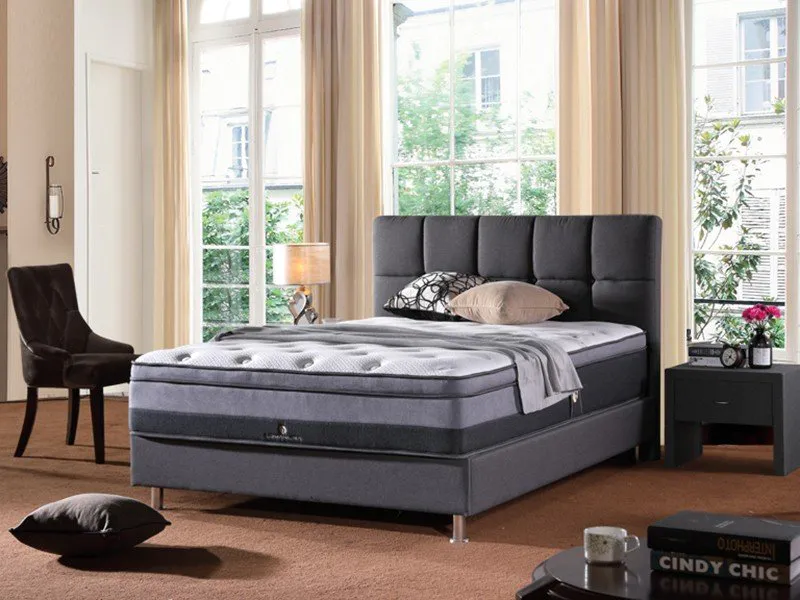 king size latex mattress turfted JLH Brand latex gel memory foam mattress