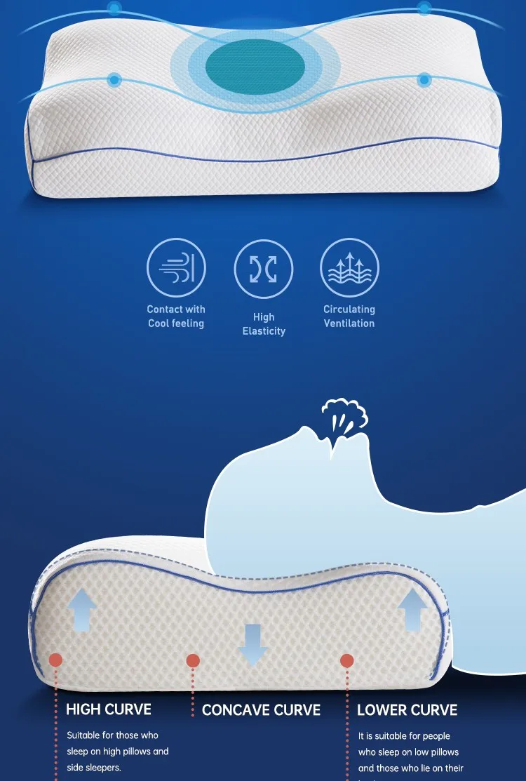 JLH Mattress comfortable bamboo memory foam pillow company delivered directly