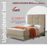 Wholesale upholstered king bed factory for hotel