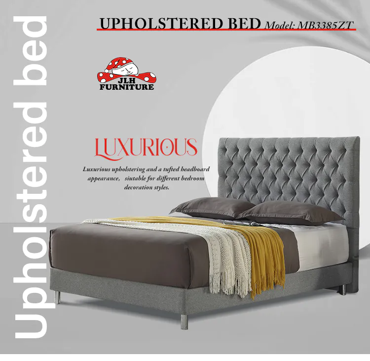 JLH Mattress modern upholstered bed Supply with softness