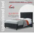 Best upholstered single bed factory for bedroom
