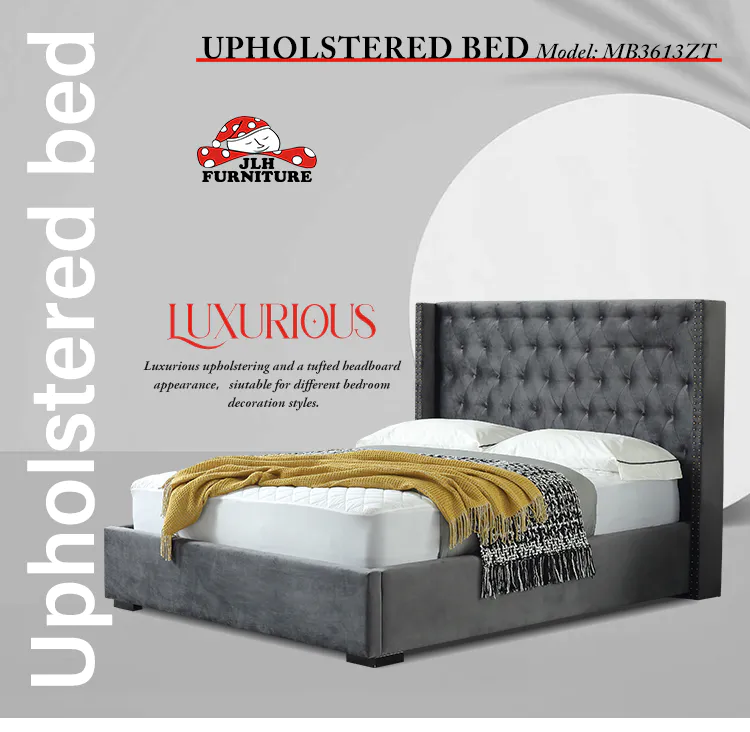 JLH Mattress Best white upholstered bed for business with elasticity