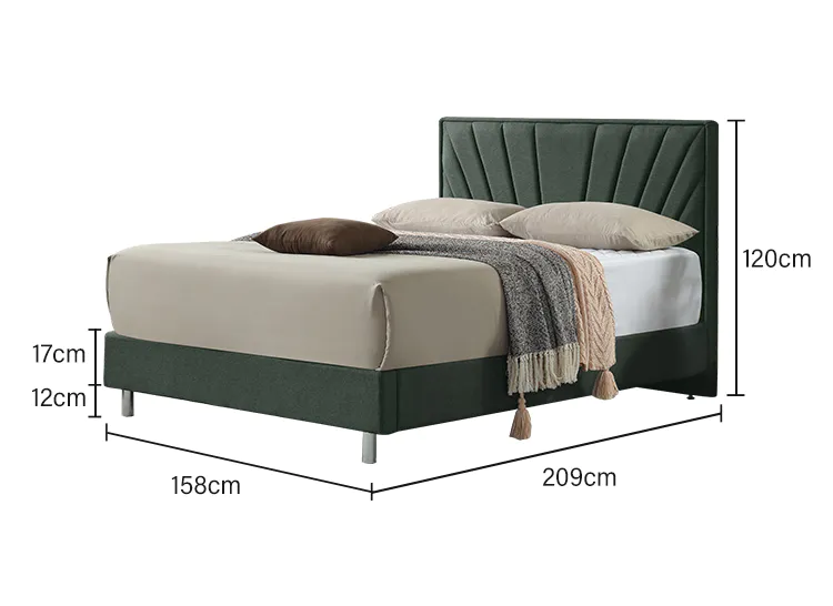 JLH upholstered queen bed company