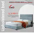 High-quality tall upholstered bed for business for home