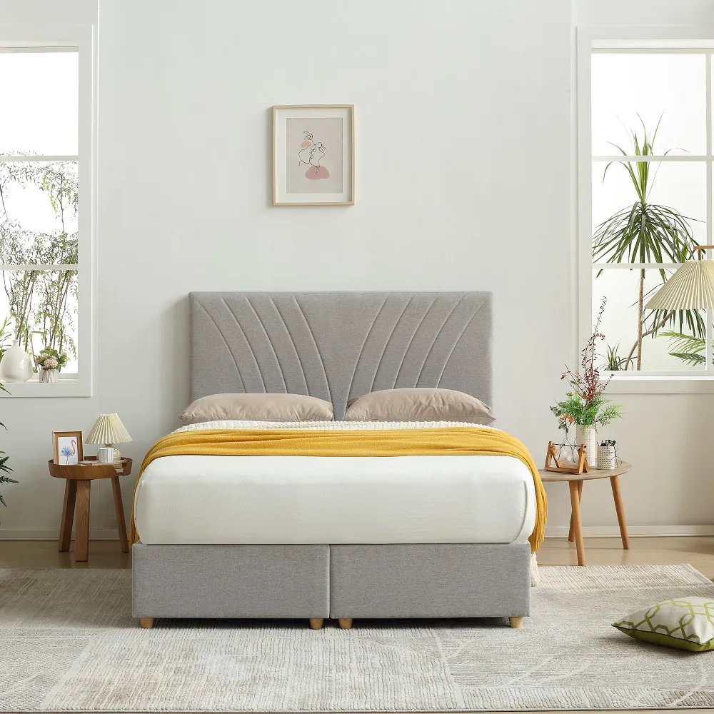 MB3612ZT |  Modern Storage Design Line-Shape Upholstered Bed for Hign End Market