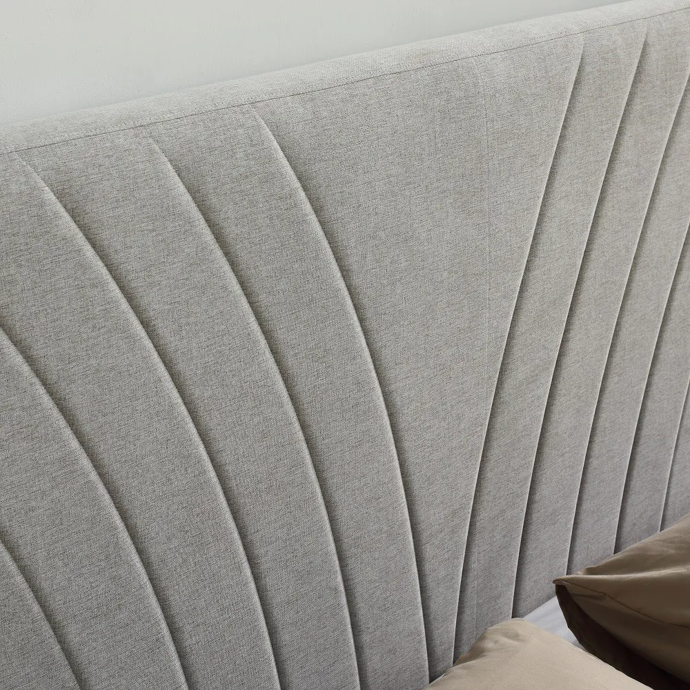 MB3612ZT |  Modern Storage Design Line-Shape Upholstered Bed for Hign End Market