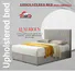 New full size upholstered bed for business for guesthouse