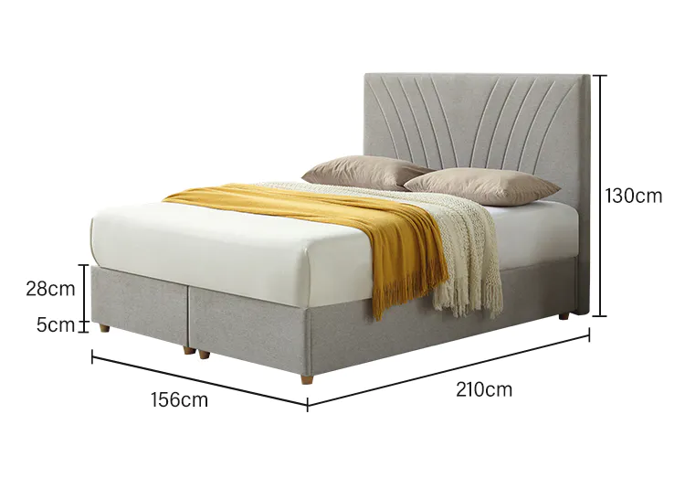 JLH Mattress upholstered queen bed Supply for tavern