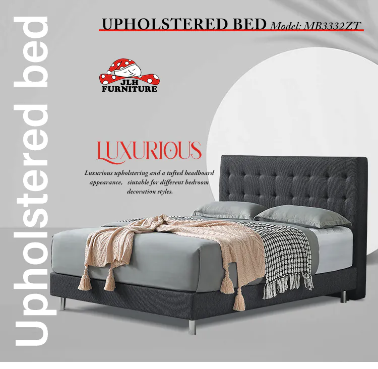 JLH Mattress upholstered storage bed company with softness
