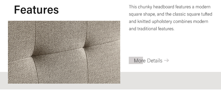 JLH Mattress upholstered headboard full bed company delivered easily-3
