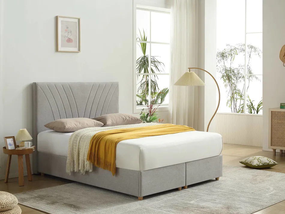 MB3612ZT | Modern Storage Design Line-Shape Upholstered Bed for Hign End Market