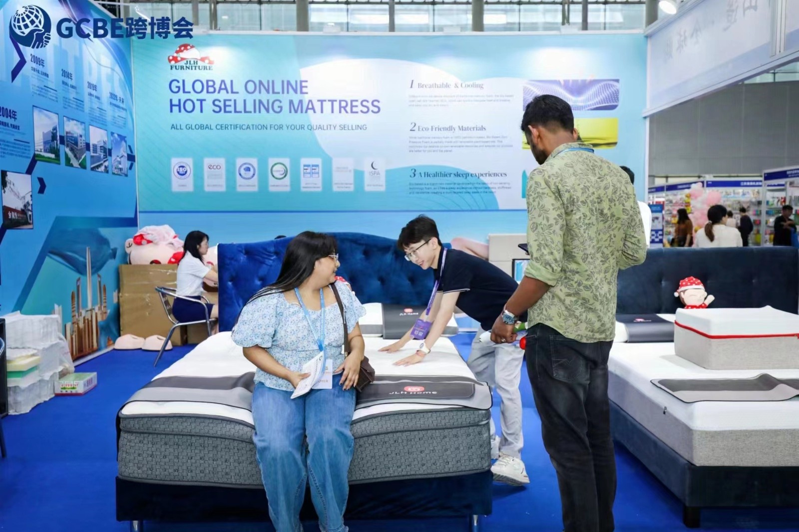 news-JLH Mattress-Trade Show Review: Guangzhou Cross-Border E-commerce Expo 2023-img-1
