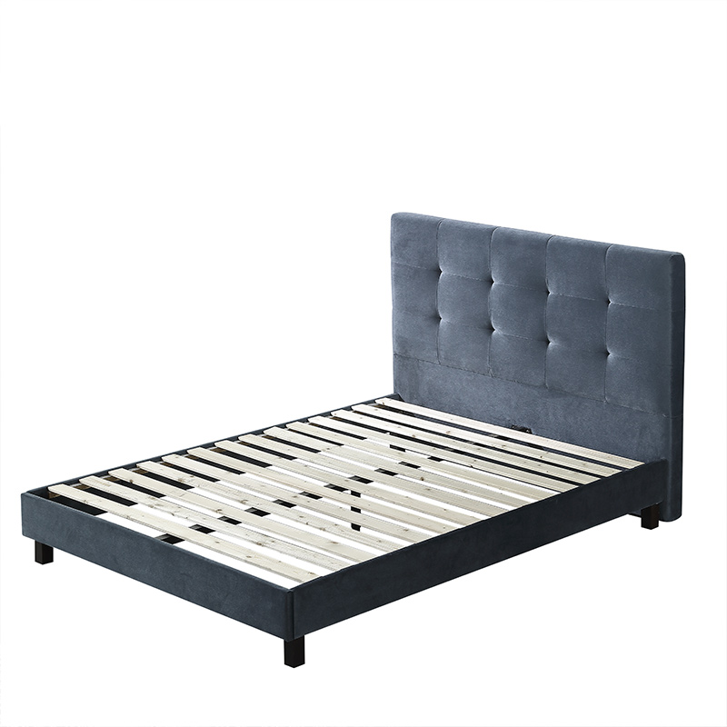 Quality Modern Upholstered Bed One-Min Assembled Manufacturer MB3658ZT