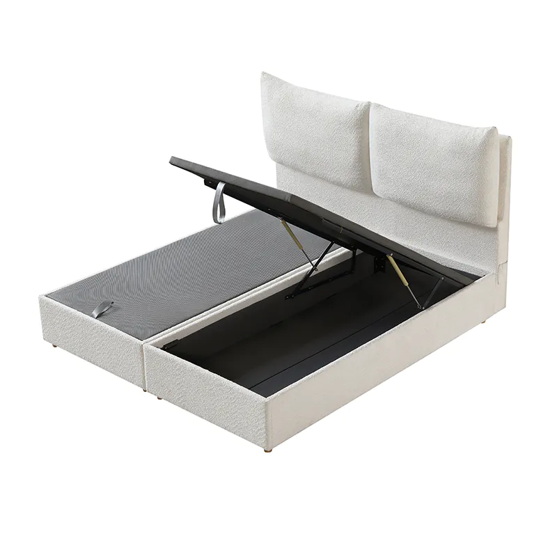 Elegant MB3682ZT Storage upholstered Bed, Customized Sizes & Colors Factory Price - JLH Furniture
