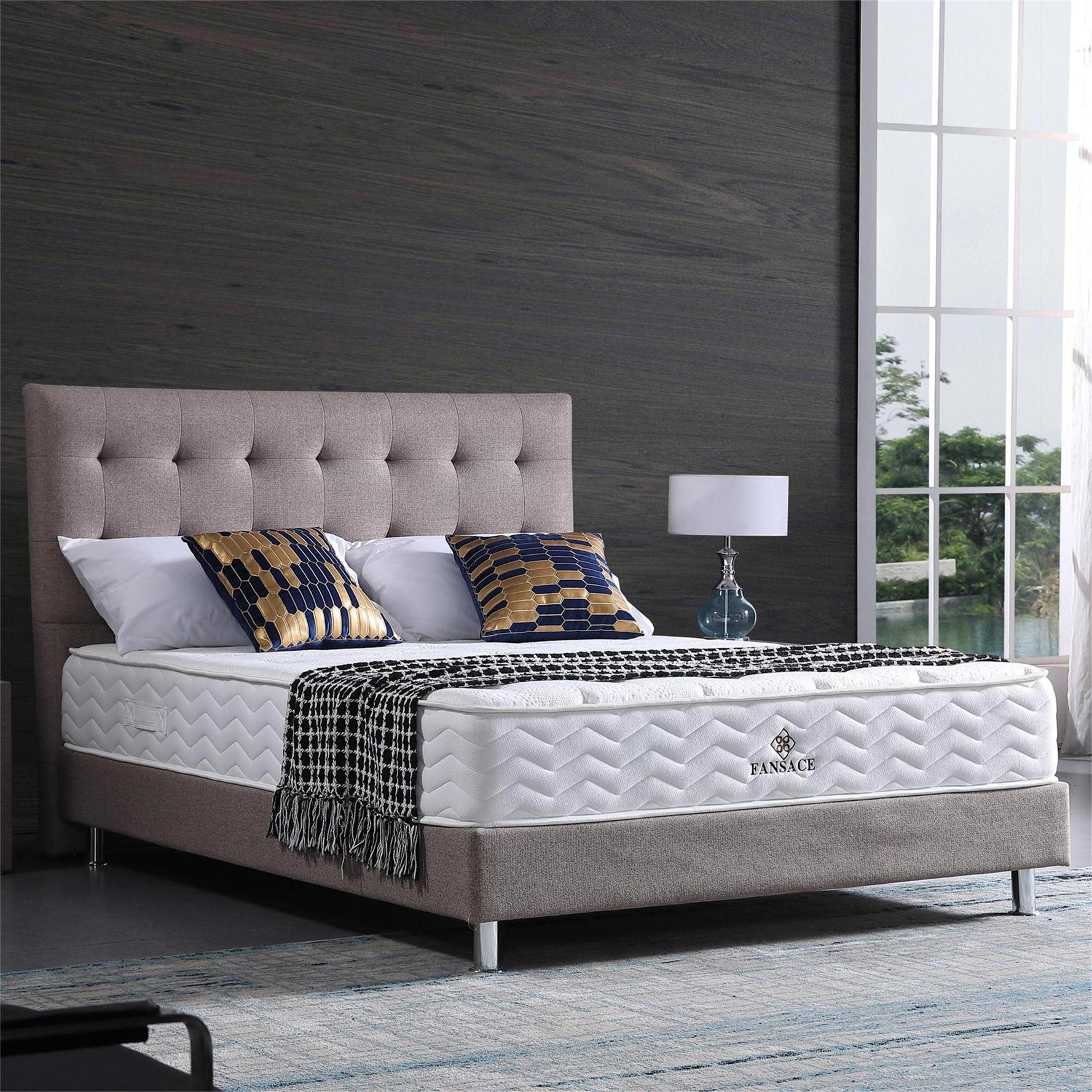 JLH-Fansace 21BA-02 | Hotel Mattress with Tight Top Design Compressed in a Pallet 24cm Height-1