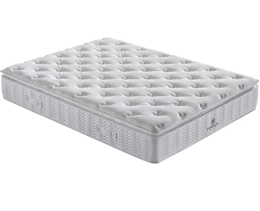 Fansace 32PA-01 Hotel Grade Mattress With Memory Foam Pocket Spring Charcoal Bamboo