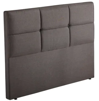 MB3301 JLH Classic Upholstered Headboard Grey Full-Size Flexible Bed
