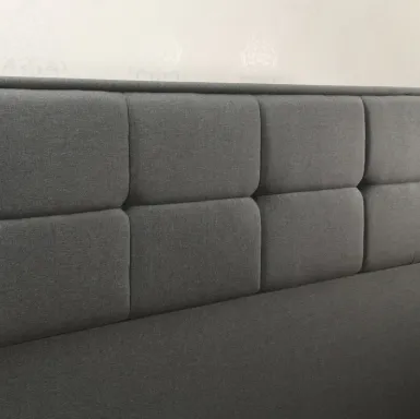 MB3358 Modern Bedroom Fabric Upholstered Modern Bed Wall Headboard