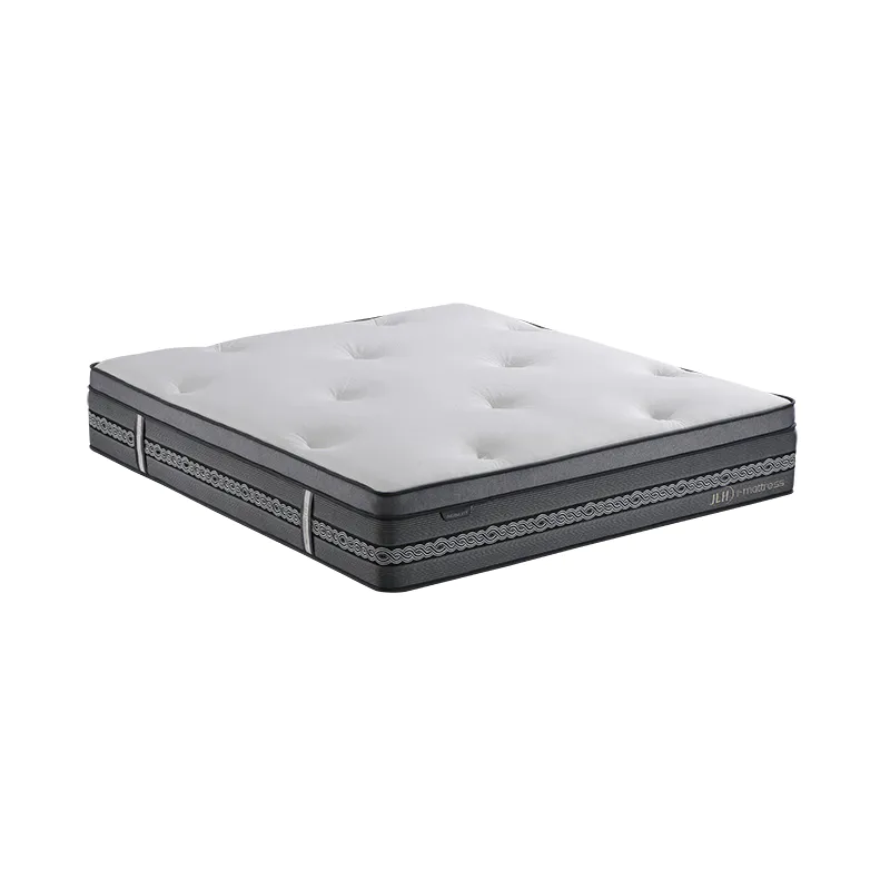 34PD-14 | INGENUITY 14 Inch Pure Hand Tufted Environmantally Double Layers Pocket Spring Mattress