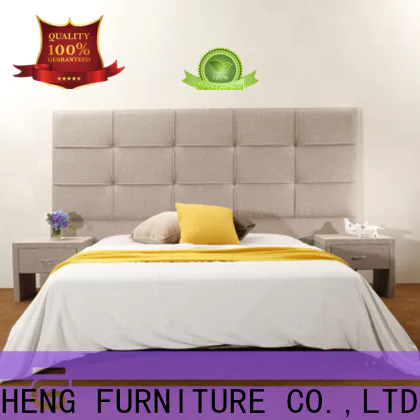 Latest white padded bed frame factory for bedroom