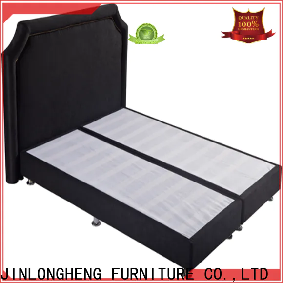 JLH grey wood platform bed Supply for bedroom