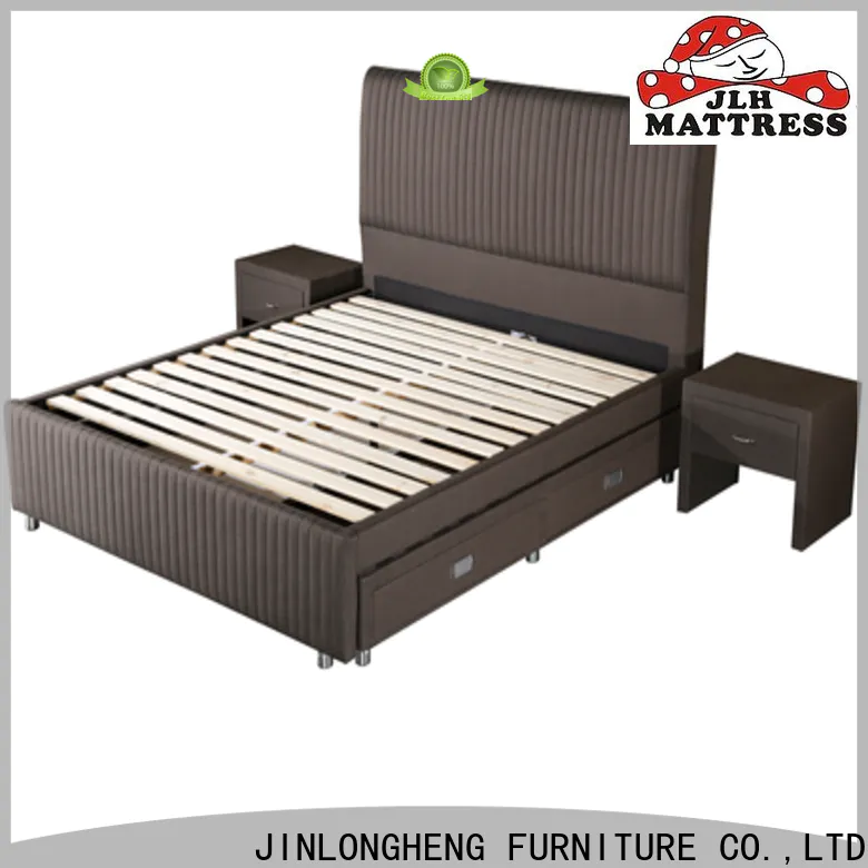 JLH high king bed frame company for guesthouse