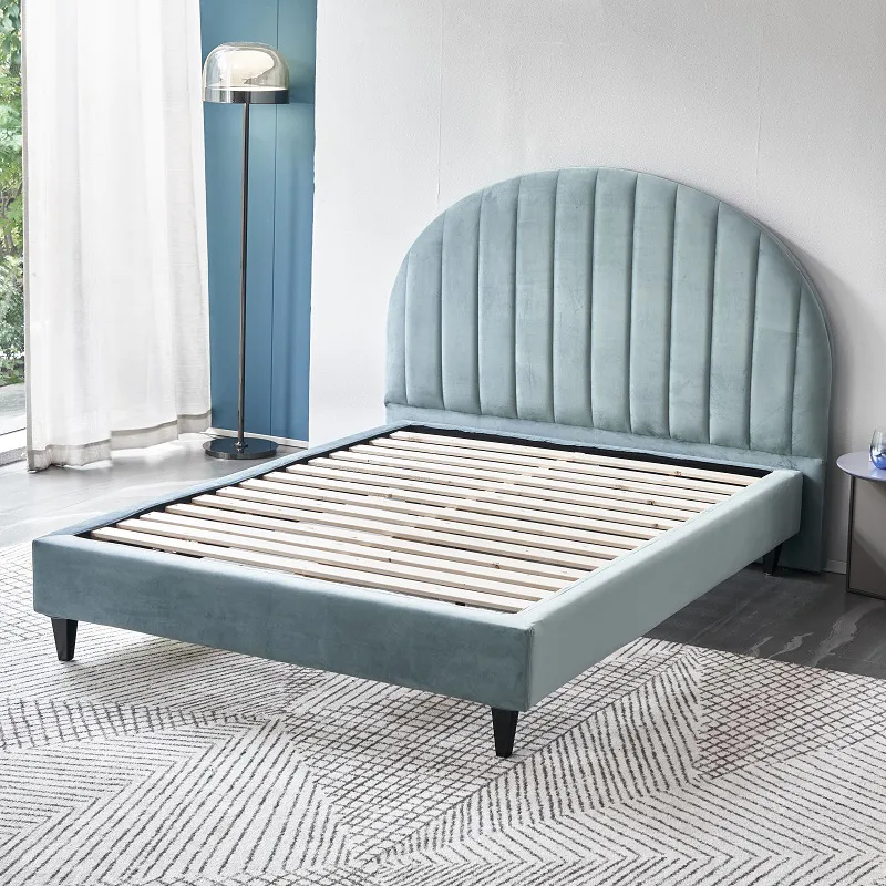 China king size bed headboard factory with elasticity
