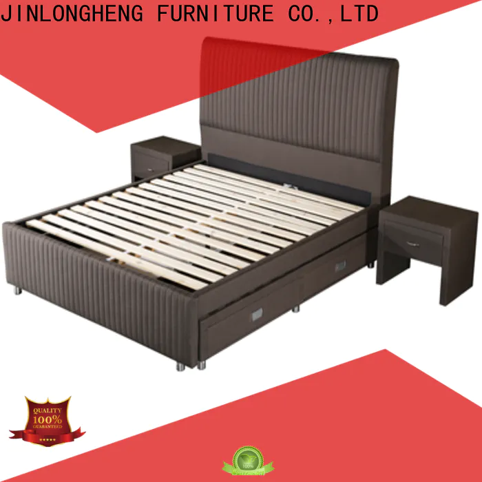 Custom basic metal bed frame factory with softness
