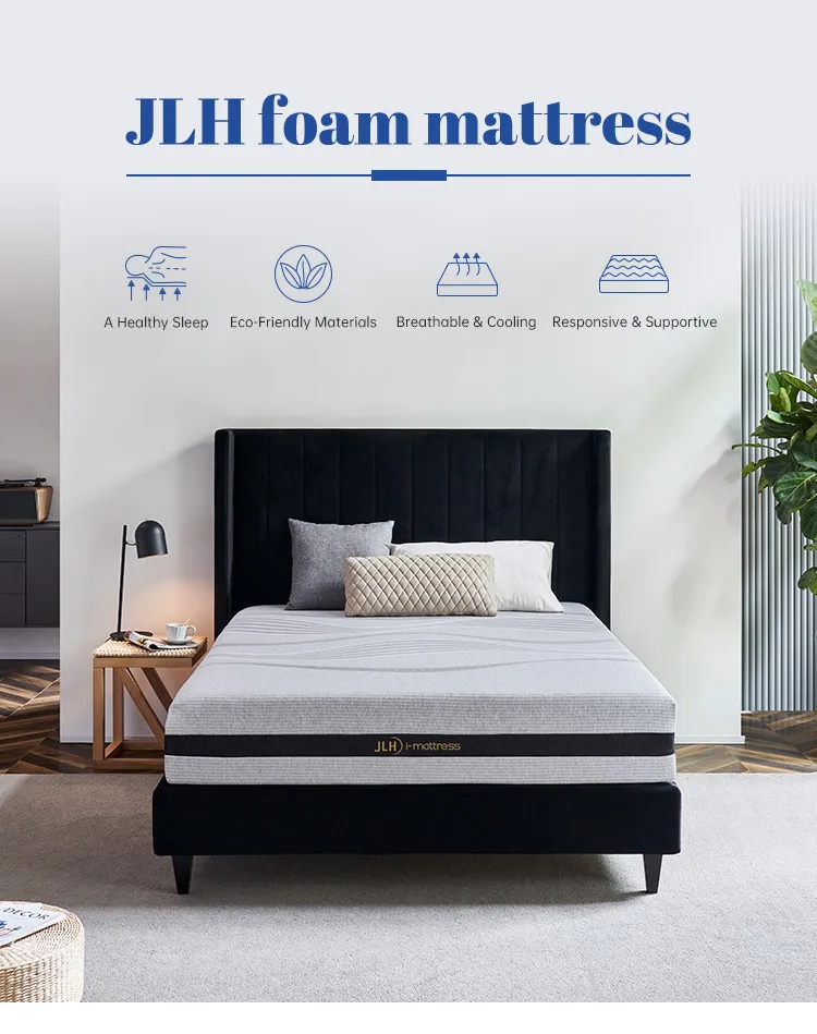 JLH Mattress 7 inch memory foam mattress Supply with elasticity