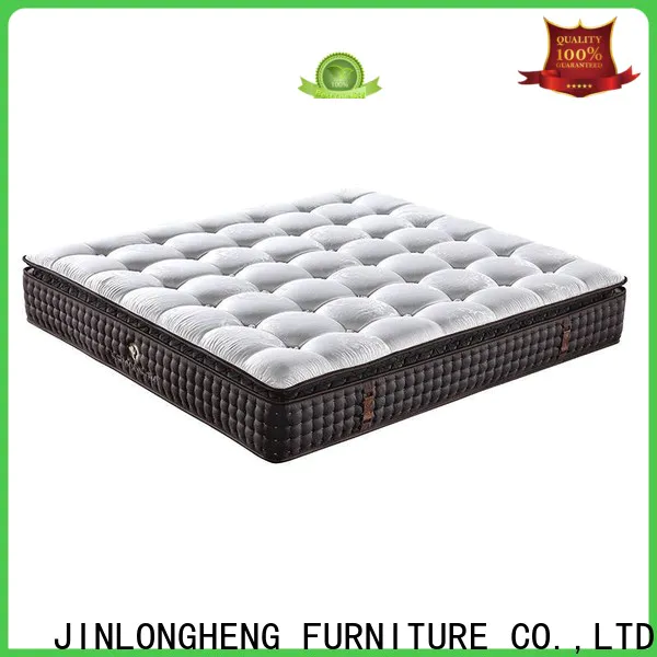 JLH spring folding bed with mattress by Chinese manufaturer for bedroom