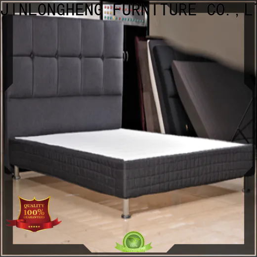 JLH Wholesale white padded bed frame for business with elasticity