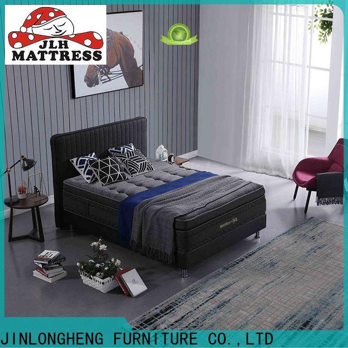 JLH Wholesale double bed pocket spring mattress factory for hotel