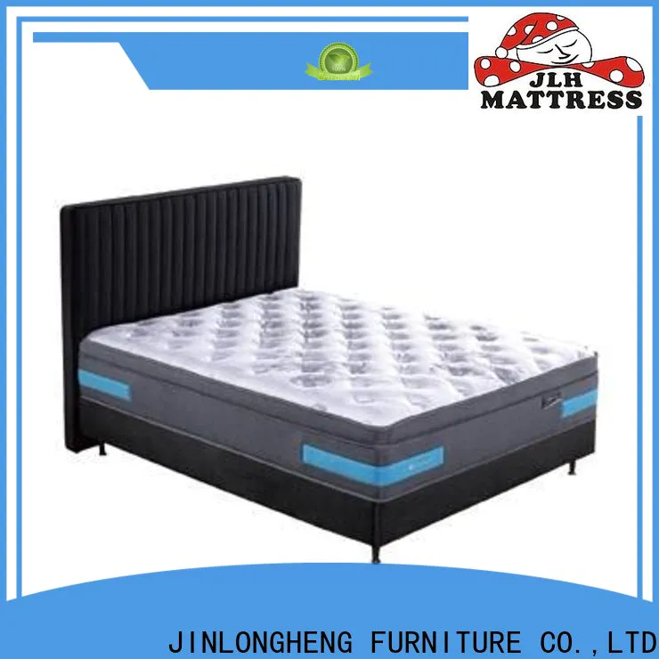 JLH high class king size roll up mattress with elasticity