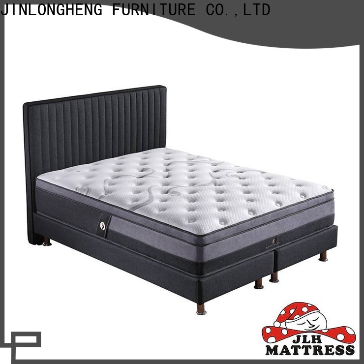 JLH durable single bed roll up mattress High Class Fabric