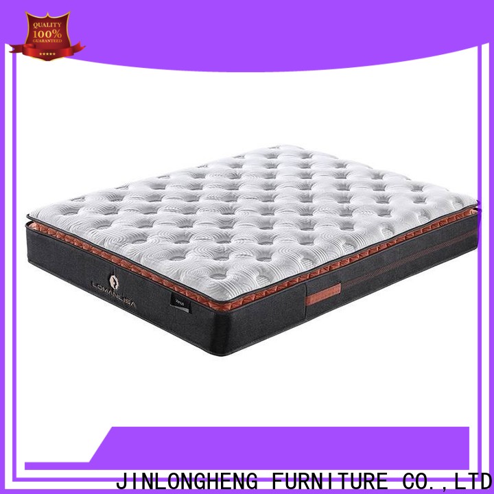 JLH best purple roll up mattress High Class Fabric with softness