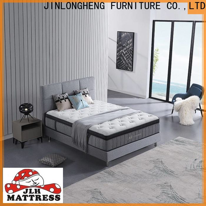 luxury double bed pocket spring mattress factory with softness