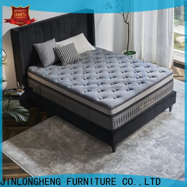 JLH Wholesale pocket spring mattress with latex top Custom manufacturers