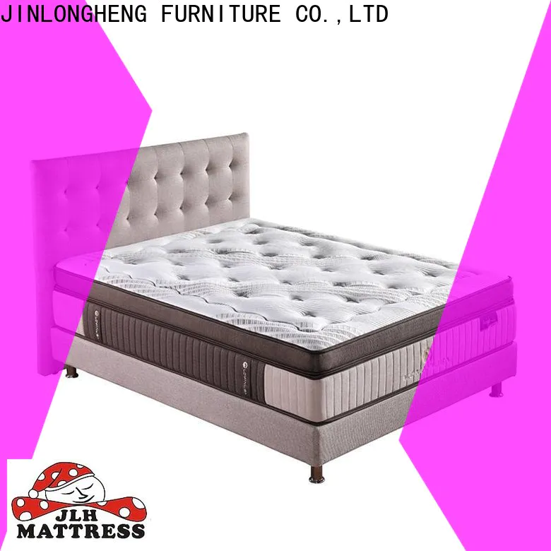 JLH memory foam pocket spring mattress factory with softness