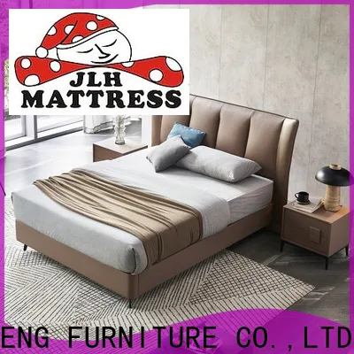 Top white upholstered bed Suppliers with softness