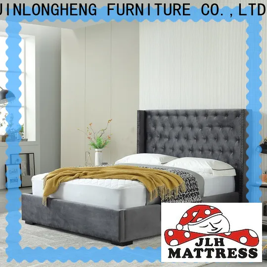 JLH Mattress studded headboard bed Suppliers for guesthouse