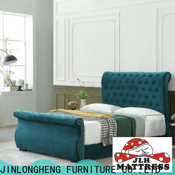 JLH Mattress New modern upholstered bed Suppliers for guesthouse