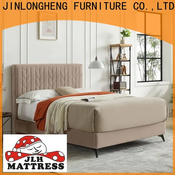 JLH Mattress studded headboard bed Suppliers with softness