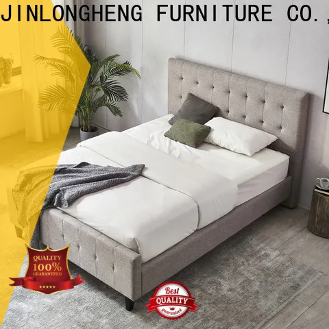 China upholstered queen bed Suppliers for home
