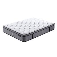 Euro Top Style Rolled 5 Zones Convoluted Foam King Size Mattress