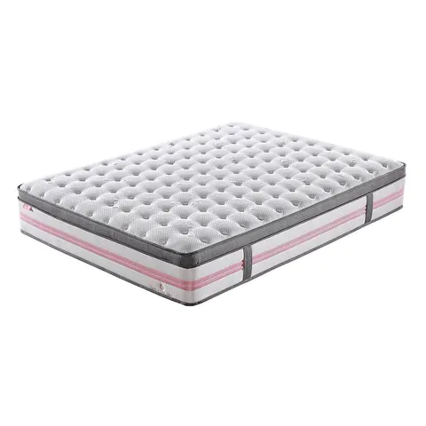 5 Zoned Wool Dacron Foam Pocket Spring Rolling Mattress With Anti-Mite Function