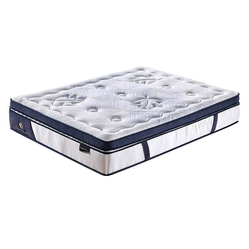 JLH Box Top Design Anti Mite 5 Zones Pocket Spring with Wool Dacron Foam and Gel Memory Foam Hybrid Mattress image4