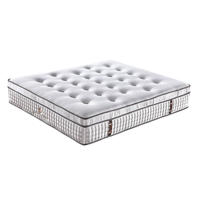 JLH 2018 Hand Tufted Mattress Double Spring Latex Mattress with High Quality Ice Silk Fabric Hand-tufted Mattress image2
