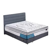 4BPA-03 Perfect Sleep Wool + Gel Memory Foam Euro Top Mattress Vacuum Packed