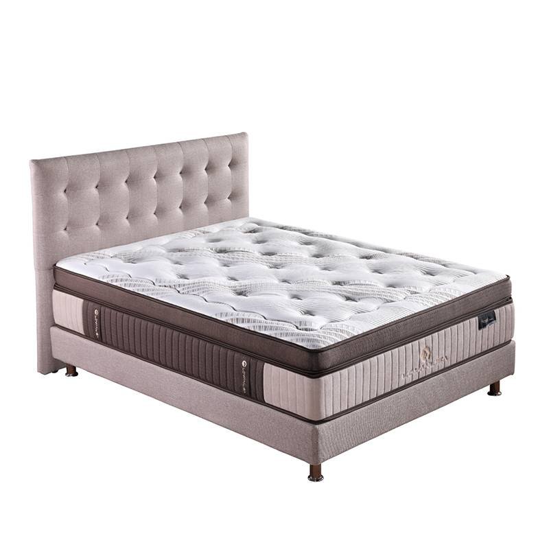 JLH 47AA-13 Deluxe Mini Pocket Spring Euro top mattress China Factory Double Spring Mattresses image5